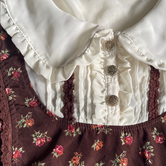 LIZ LISA Brown Floral Mini Dress - Picture 4 of 9